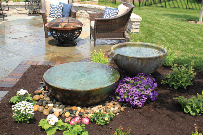 Aquascape Spillway Bowl and Basin fountain